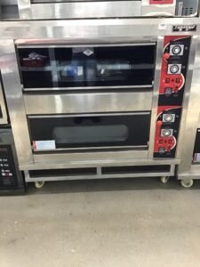2 layer 4 tray gas oven