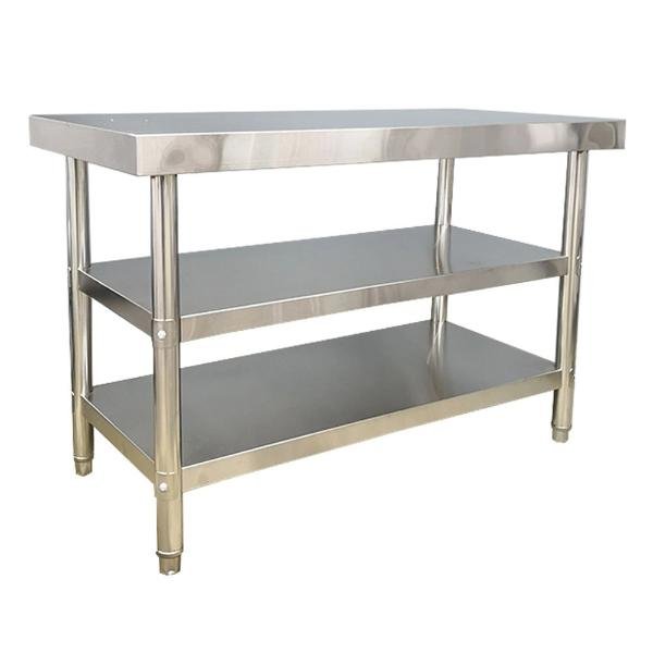 stainless steel three tiered table
