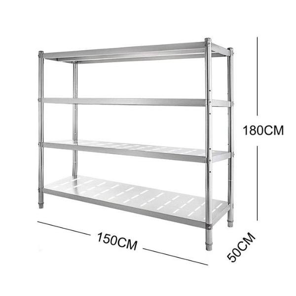 1.5 meter four layer stainless steel drain rack