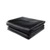 black plastic garbage bags