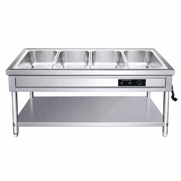 stainless steel insulated food cart