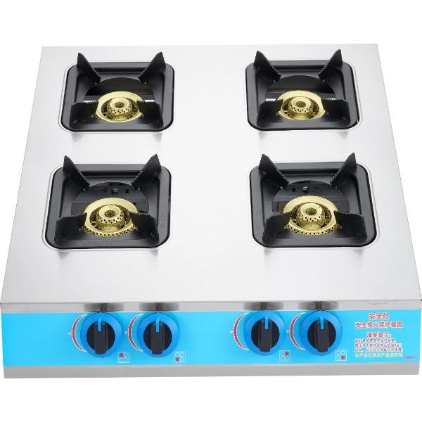 4 head commercial rapid clay pot stove