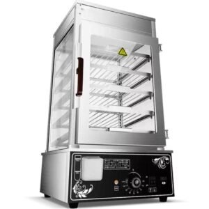 5 layer glass steamer cabinet