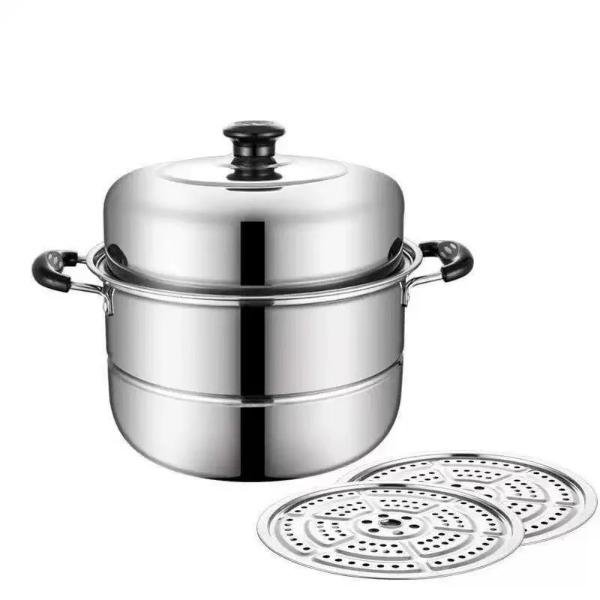 Liangxing 24cm Korean-Style Multipurpose Steamer with Single Steaming Rack