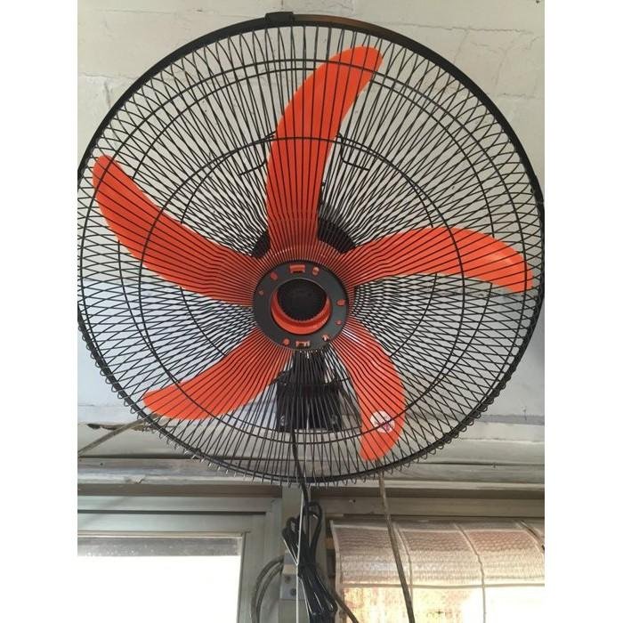 450mm Plastic Five-Blade Wall Fan (Orange)
