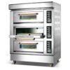 3 layer 6 tray gas oven