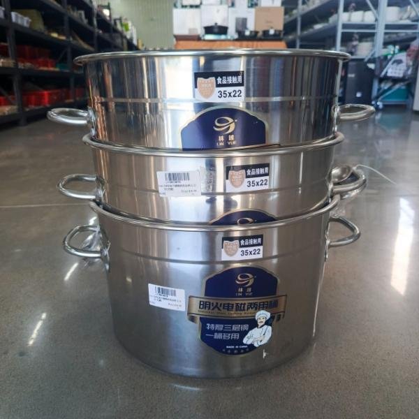 chuangfa stainless steel dual purpose soup pot（2.8/201）