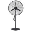 plastic five blade floor fan